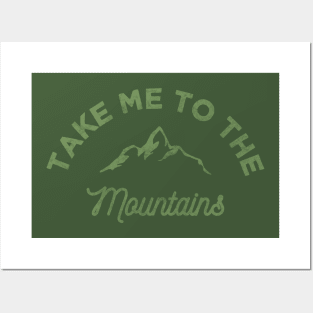 Mountain Hike Lover Posters and Art